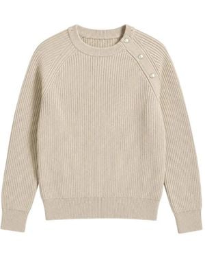 Carrera Piers Ribbed-Knit Sweater - Natural