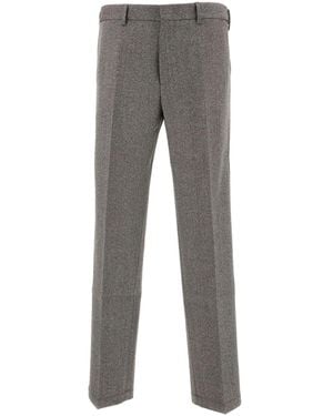 Cellar Door Pressed-crease wool trousers - Gris