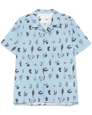 Paul Smith Cotton Shirt - Blue