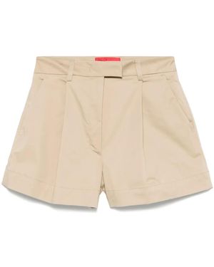 Thelatest Cotton Shorts - Natural