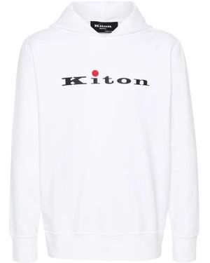 パーカー・フーディ Kiton FW25 Knitwear (UMK027117001) Kiton Men's Diamond-Knit Zip Hooded Sweater - ShopStyle