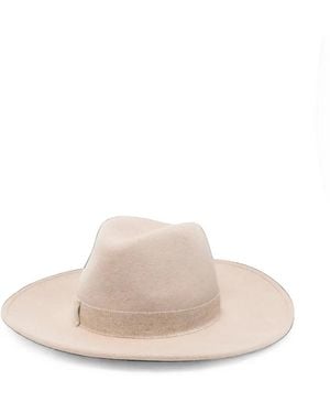 Borsalino Wide-Brim Fedora Hat - Pink