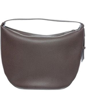ARMANI EXCHANGE Pebbled-Texture Shoulder Bag - Gray