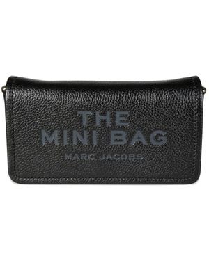 Marc Jacobs The Mini Bag Leather Cross Body Bag - Black
