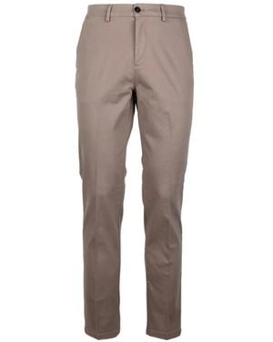 Cruna Brera Slim-Fit Trousers - Grey