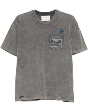 Song For The Mute Patch Pocket-Chest T-Shirt - Gray