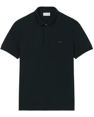 Lacoste Logo-Patch Polo Shirt - Black