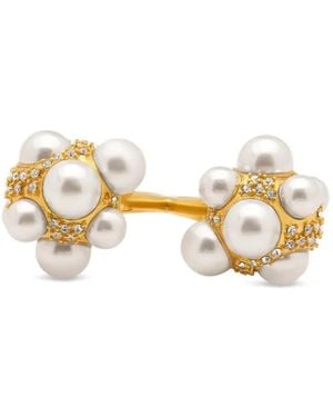 Oscar de la Renta パール ダブルリング - メタリック