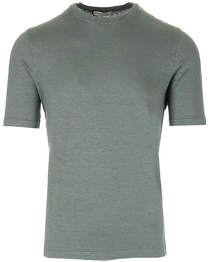 Al Duca d'Aosta Linen T-Shirt - Green