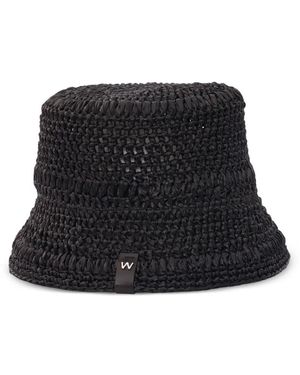 Weekend by Maxmara Woven Sun Hat - Black