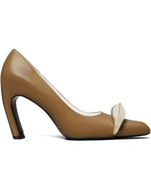 Tory Burch Pierced Pump - Metallic