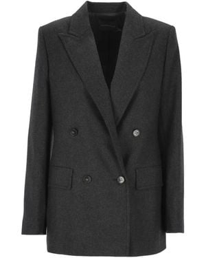 Lorena Antoniazzi Double-Breasted Blazer - Black