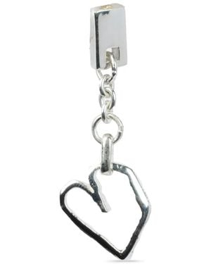 Parts Of 4 Jazz's Heart Single Drop Earring - White