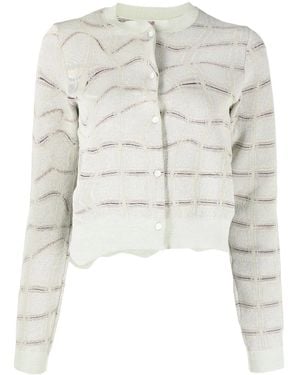 JNBY Jersey Corto Con Motivo En Jacquard - Blanco