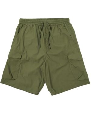 Universal Works Short Cargo À Taille Élastiquée - Green