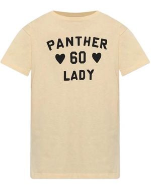 Valentino Garavani Panther Lady Print T-Shirt - Natural
