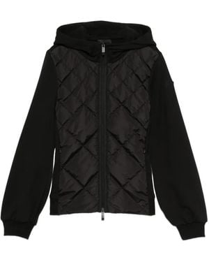 Moncler Quilted Hooded Jacket - Black