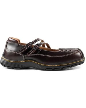 Dr. Martens Aurix Buckle-Fastening Ballet Falts - Black