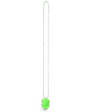 JUN/NAKAYAMA Rubber Ball-Chain Necklace - White
