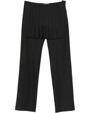Paloma Wool Andrale Skirt-Appliqué Pants - Black