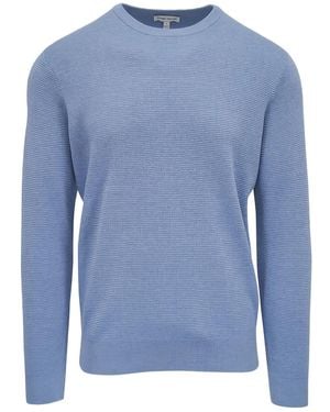 Peter Millar Coolspun Ribbed Knitwear - Blue