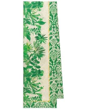Maliparmi Schal Mit Blumen-Print - Grün