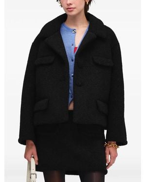Marc Jacobs Giacca Bouclé Con Bottoni - Nero