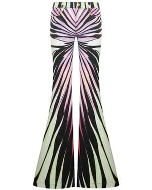 Roberto Cavalli Ray Of Paradise Flared Jeans - White