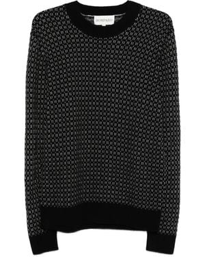 Eric Bompard Pullover mit geometrischem Muster - Schwarz