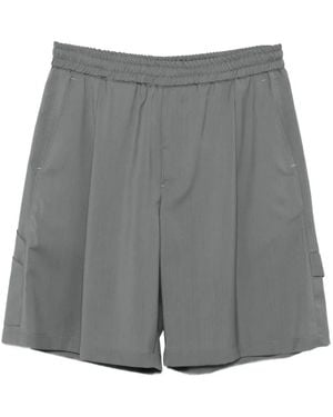 Low Brand Elastic-Waist Bermuda Shorts - Grey