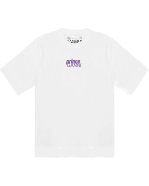 Ganni X Prince Logo T-Shirt - White