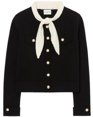 Claudie Pierlot Chunky Knit Cardigan - Black