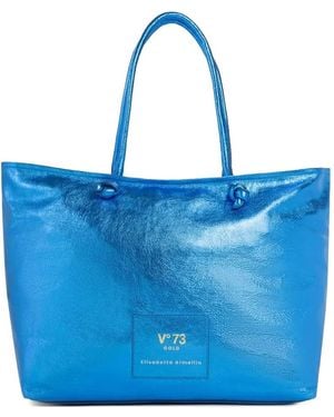 V73 Eli Pop Tote Bag - Blue