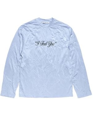 Acne Studios Long-Sleeves T-Shirt - Blue