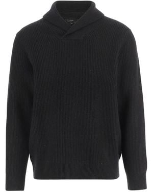 Vince Pullover aus Wollgemisch - Schwarz