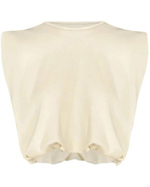 Johanna Ortiz Muraya Cropped T-Shirt - Natural