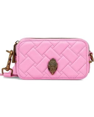 Kurt Geiger Kensington Quilted Leather Shoulder Bag - Pink