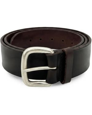 Orciani Bull Soft Leather Belt - Black