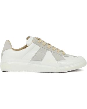 Maison Margiela Sneakers Con Inserti - Bianco