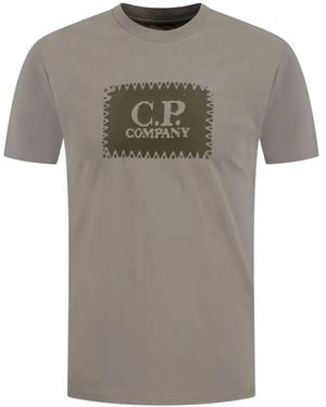 C.P. Company Logo-Print T-Shirt - Grey