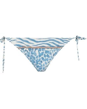 MC2 Saint Barth Bragas De Bikini Virgo Con Animal Print - Azul