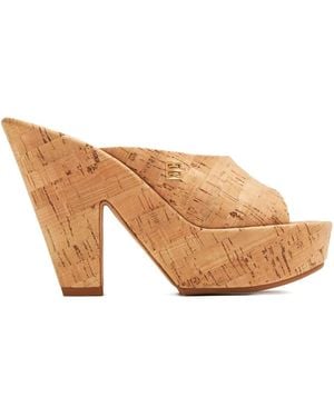 Givenchy 95 Mm Doll Sandalen Met Plateauzool Van Kurk - Bruin