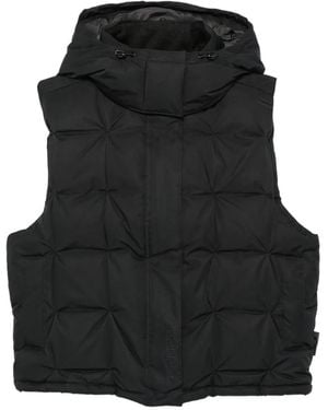 Rethinkit Studios Gilet À Design Matelassé - Black