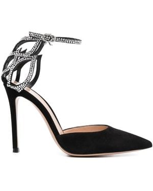 Gianvito Rossi ビジュートリム パンプス - ブラック