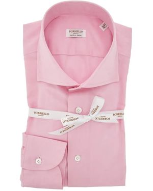 Borriello Klassisches Hemd - Pink