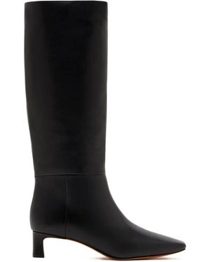 Vince 40Mm Harlan Square-Heel Boots - Black