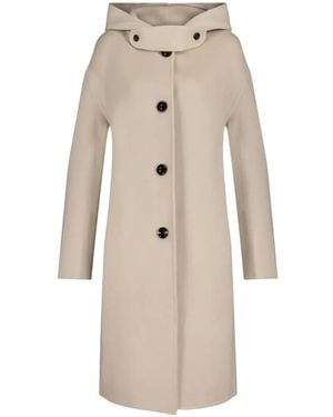 CHAMOIS Fou Cortina Hooded Coat - Natural