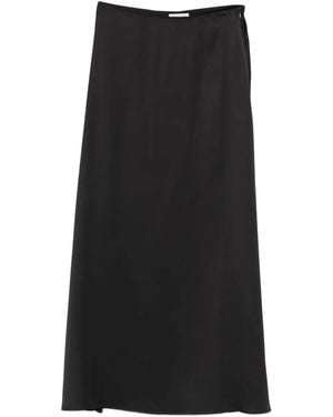 Marc O' Polo Satin Maxi Skirt - Black