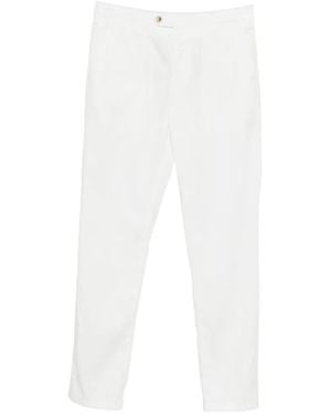 Canali Button Pants - White