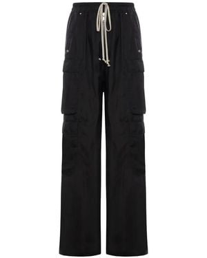 Rick Owens Cargo-Pockets Pants - Black
